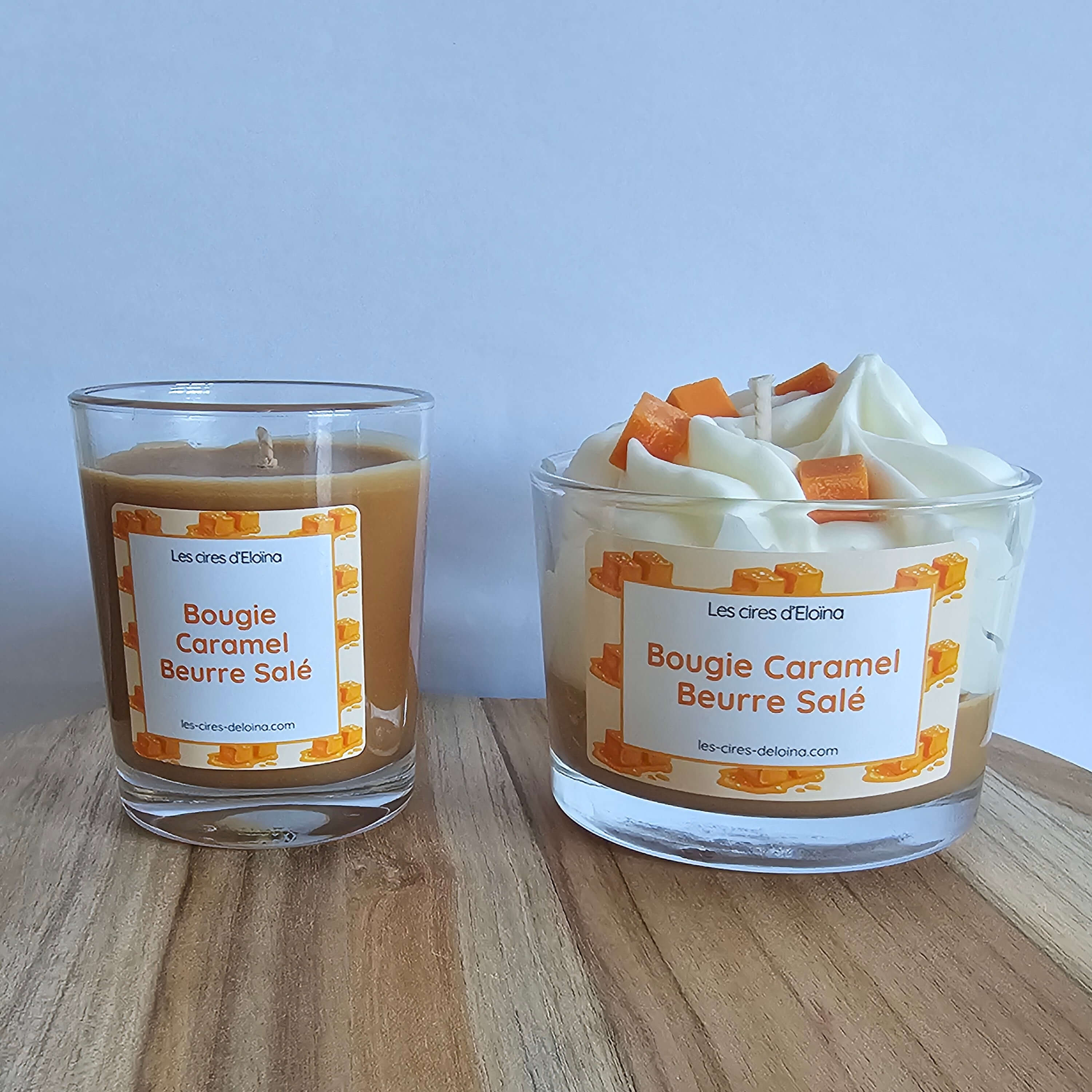 Coffret cadeau bougies caramel beurre salé
