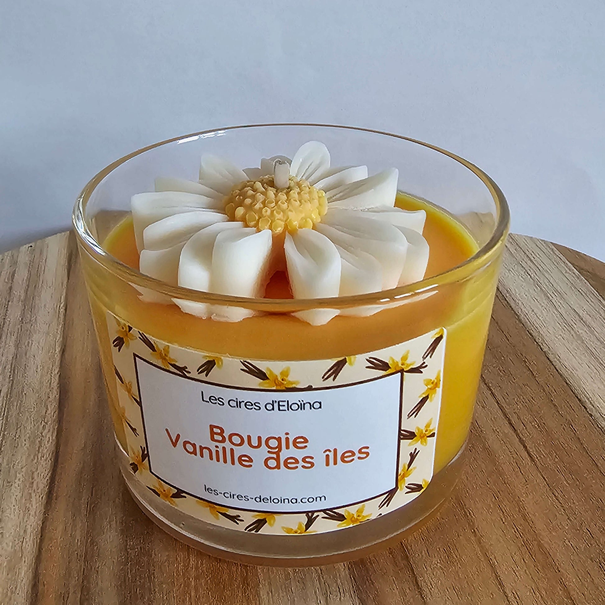 Bougie parfum vanille des îles
