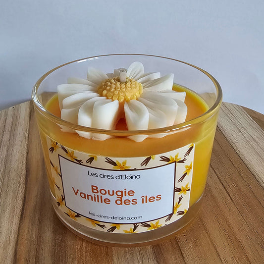 Bougie parfum vanille des îles